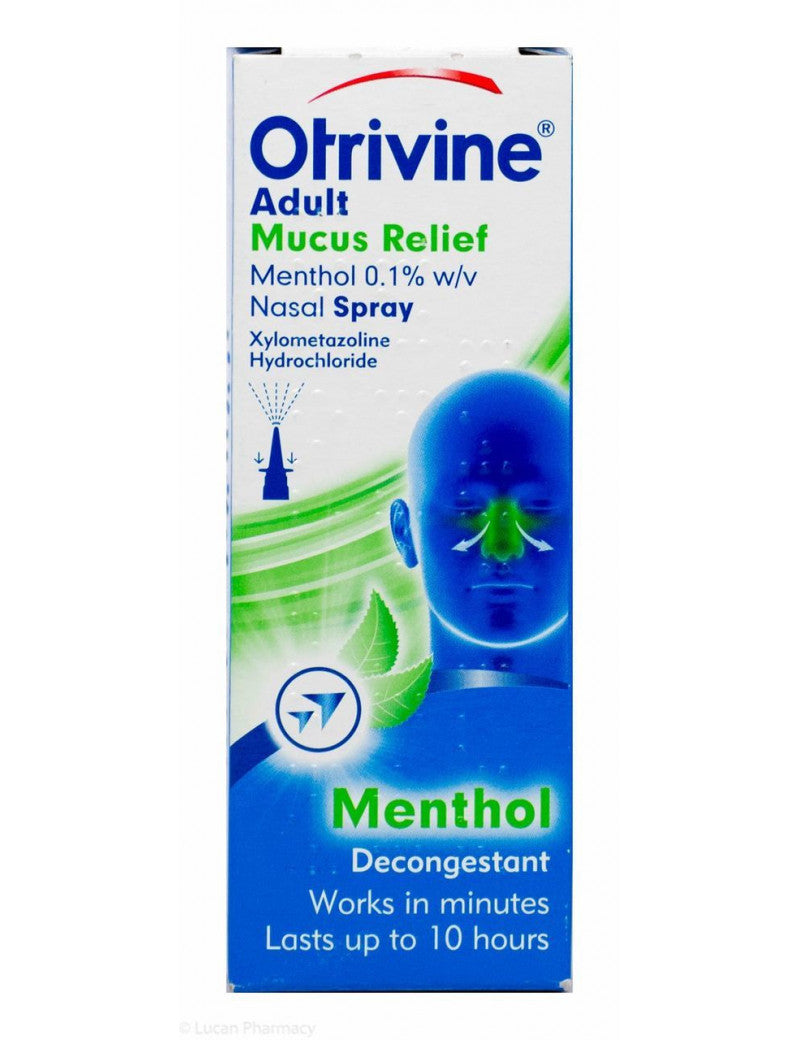 Otrivine Adult Mucus Relief 0.1% Nasal Spray