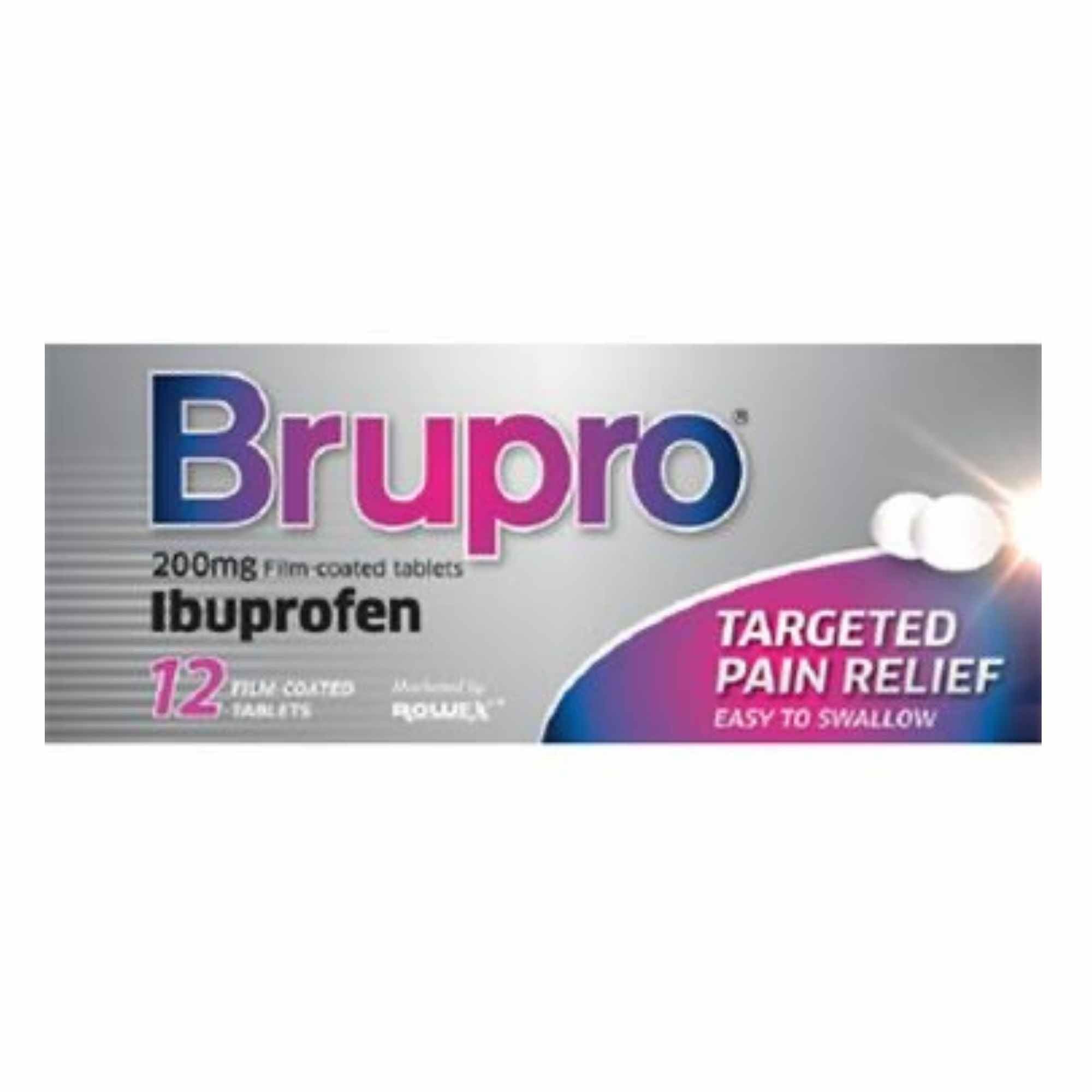 Perrigo Brupro Ibuprofen 200mg Tablets - 12 Pack