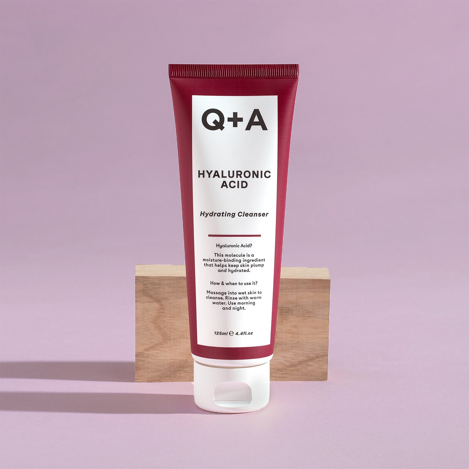 Q+A Hyaluronic Acid Hydrating Gel Cleanser