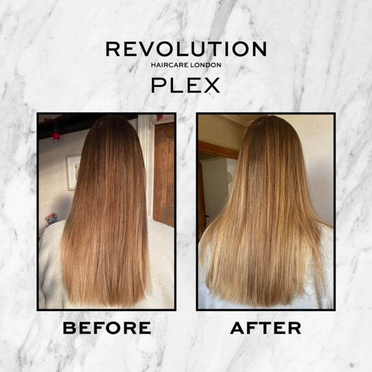 Revolution Bond Plex Restore Gift Set Before & After Blond