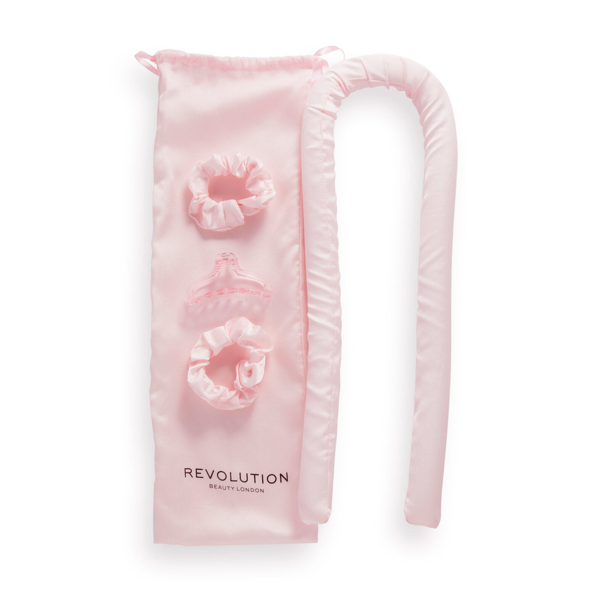 Revolution Hair Care Satin Curling Ribbon In Pink