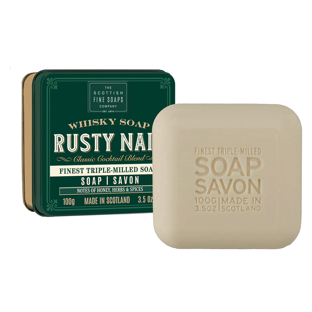 The Scottish Fine Soap Company Rusty Nail Soap Tin Mens Gift Idea