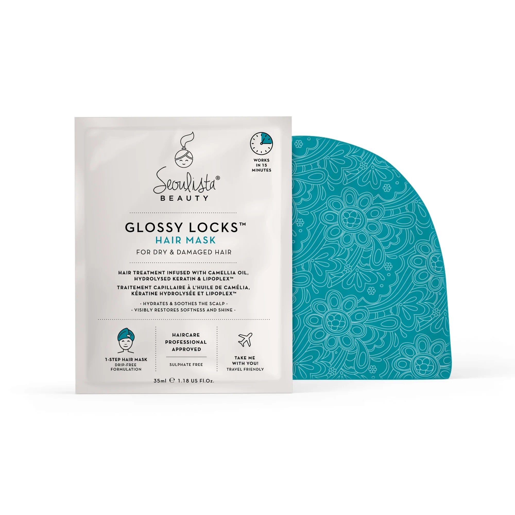 Seoulista Beauty Glossy Locks Hair Mask For Dry And Damaged Hair