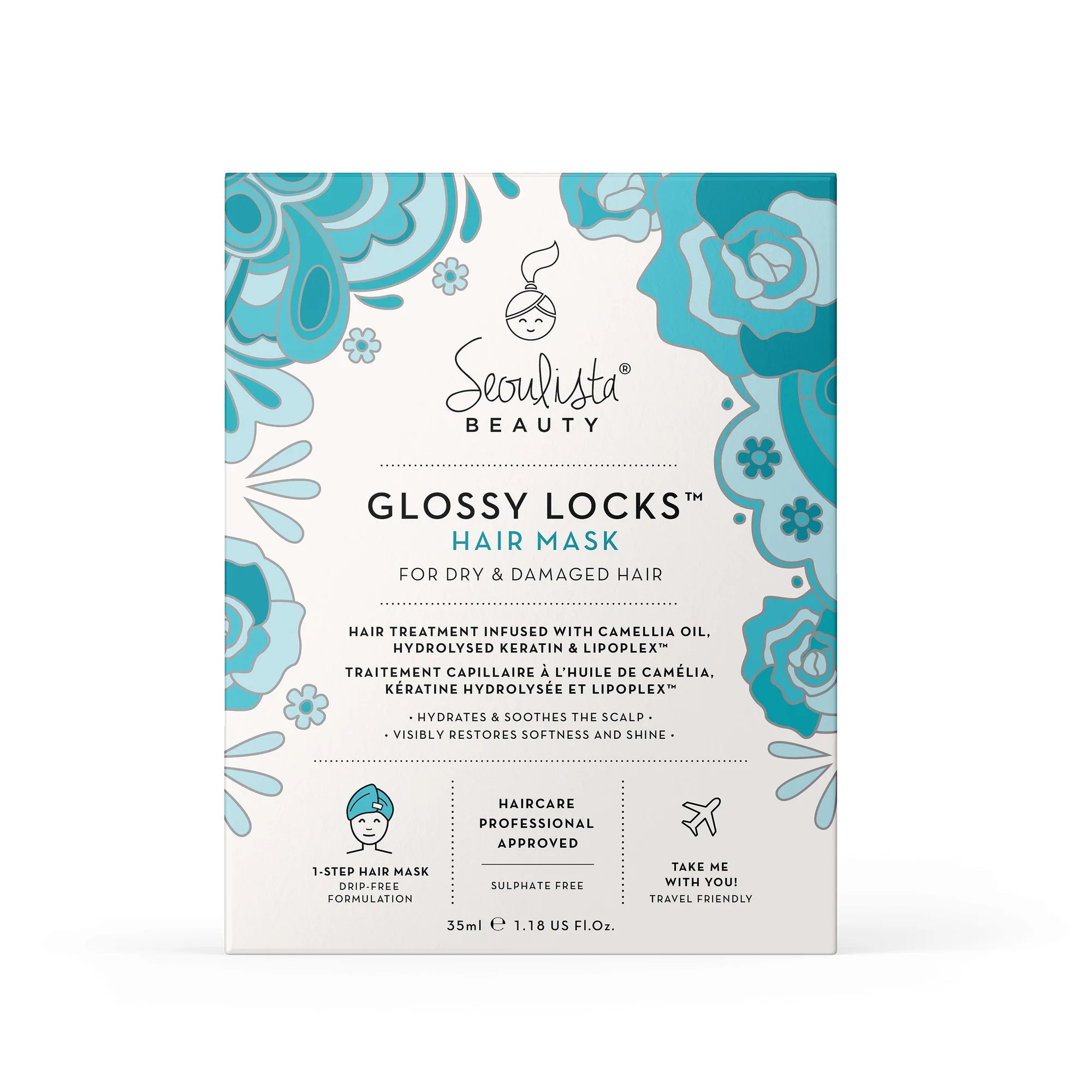 Seoulista Beauty Glossy Locks Hair Mask For Dry And Damaged Hair