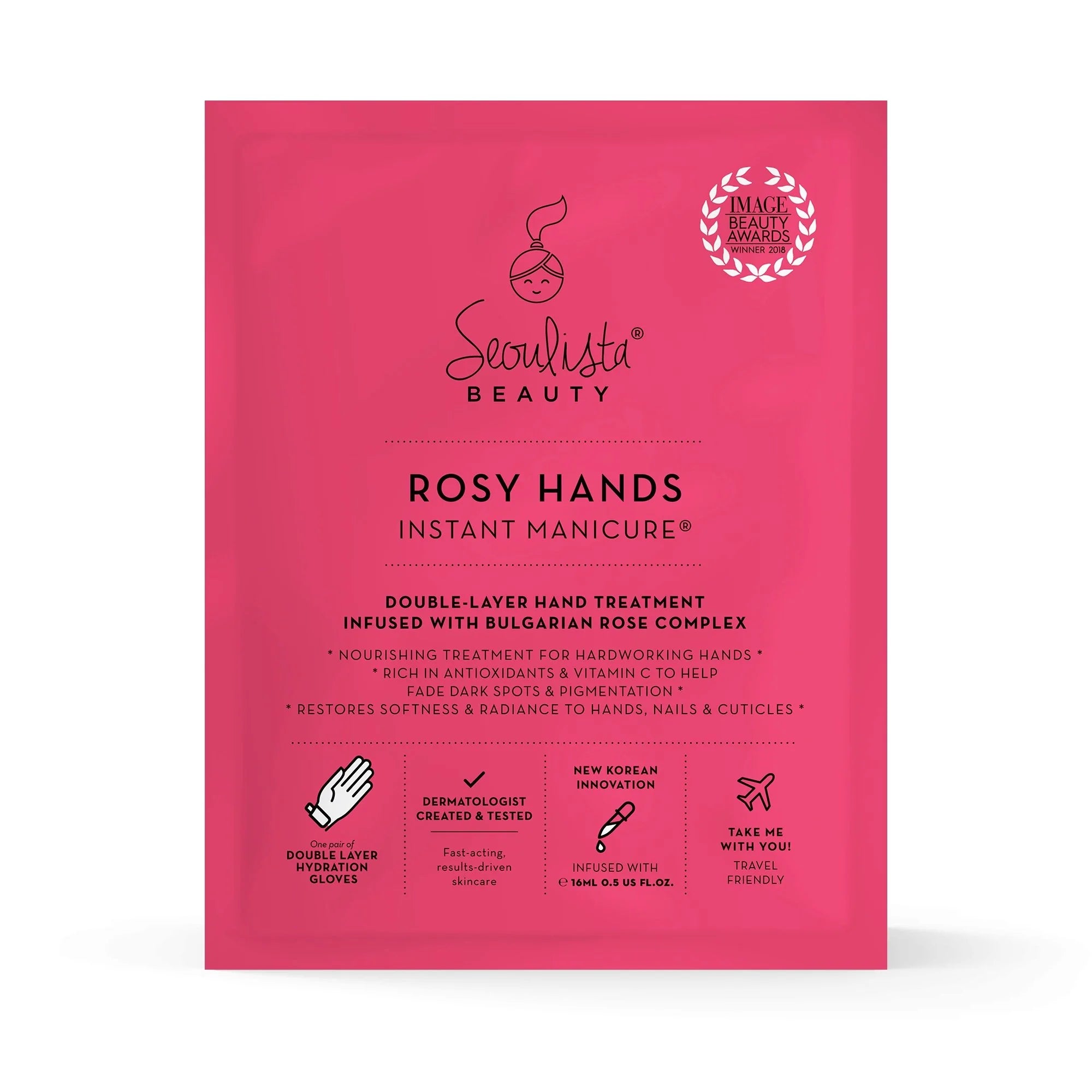 Seoulista Rosy Hands Instant Manicure Hand Treatment Mask