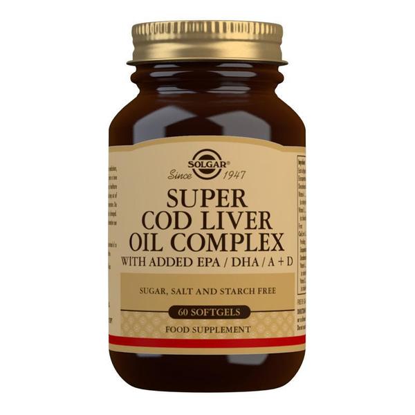 Solgar Super Cod Liver Oil Complex Softgels