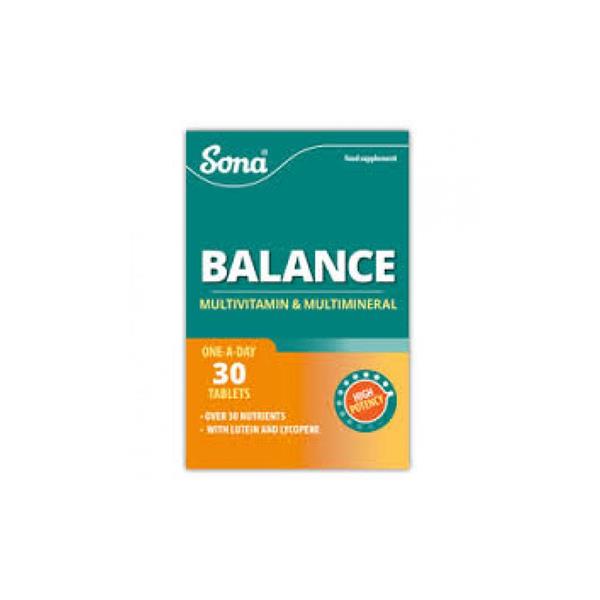 Sona Balance One A Day Multi-Vitamin Tablets - 30tbs