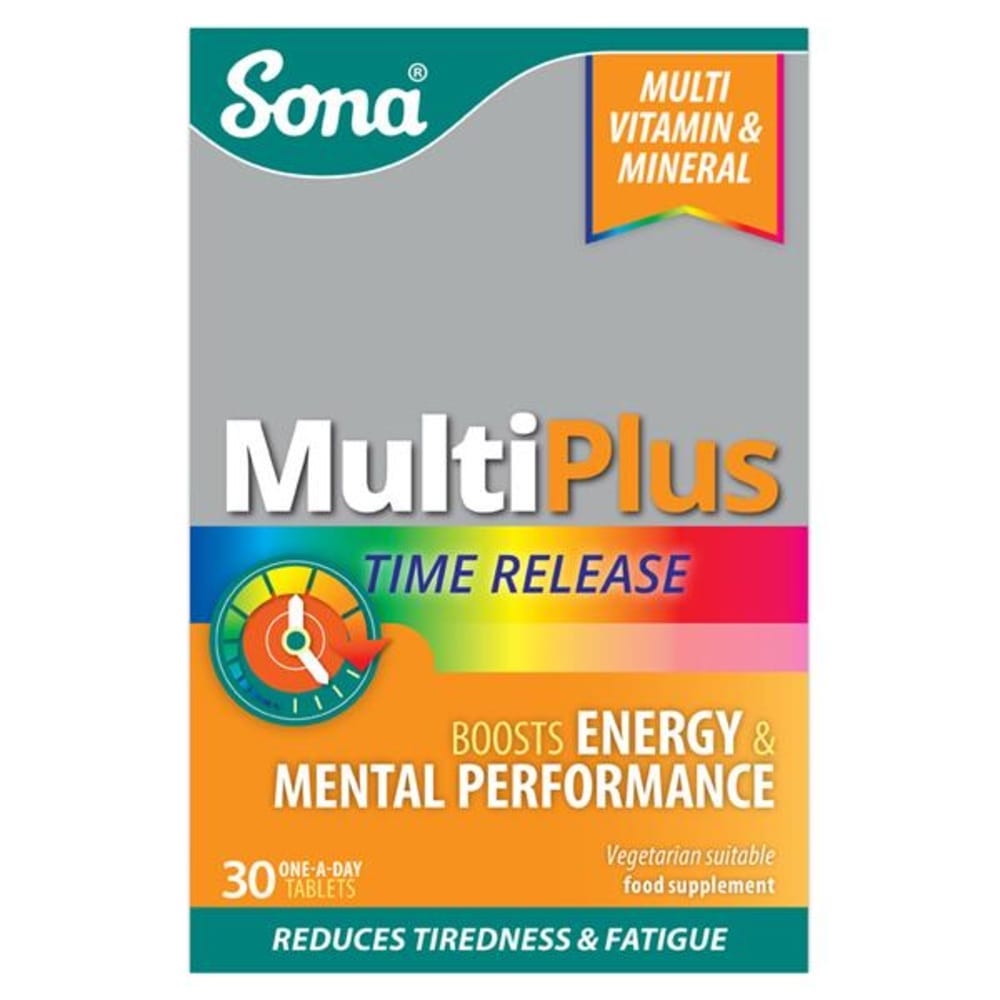 Sona Multiplus One A Day Time Release Multivitamins - 30 Tablets