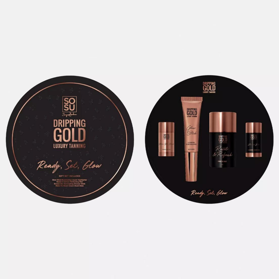 SOSU Dripping Gold Ready Set Glow Box Set