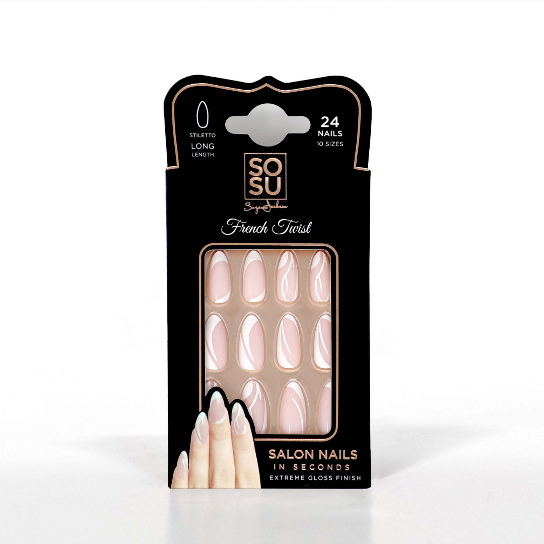 Sosu False Nails - French Twist