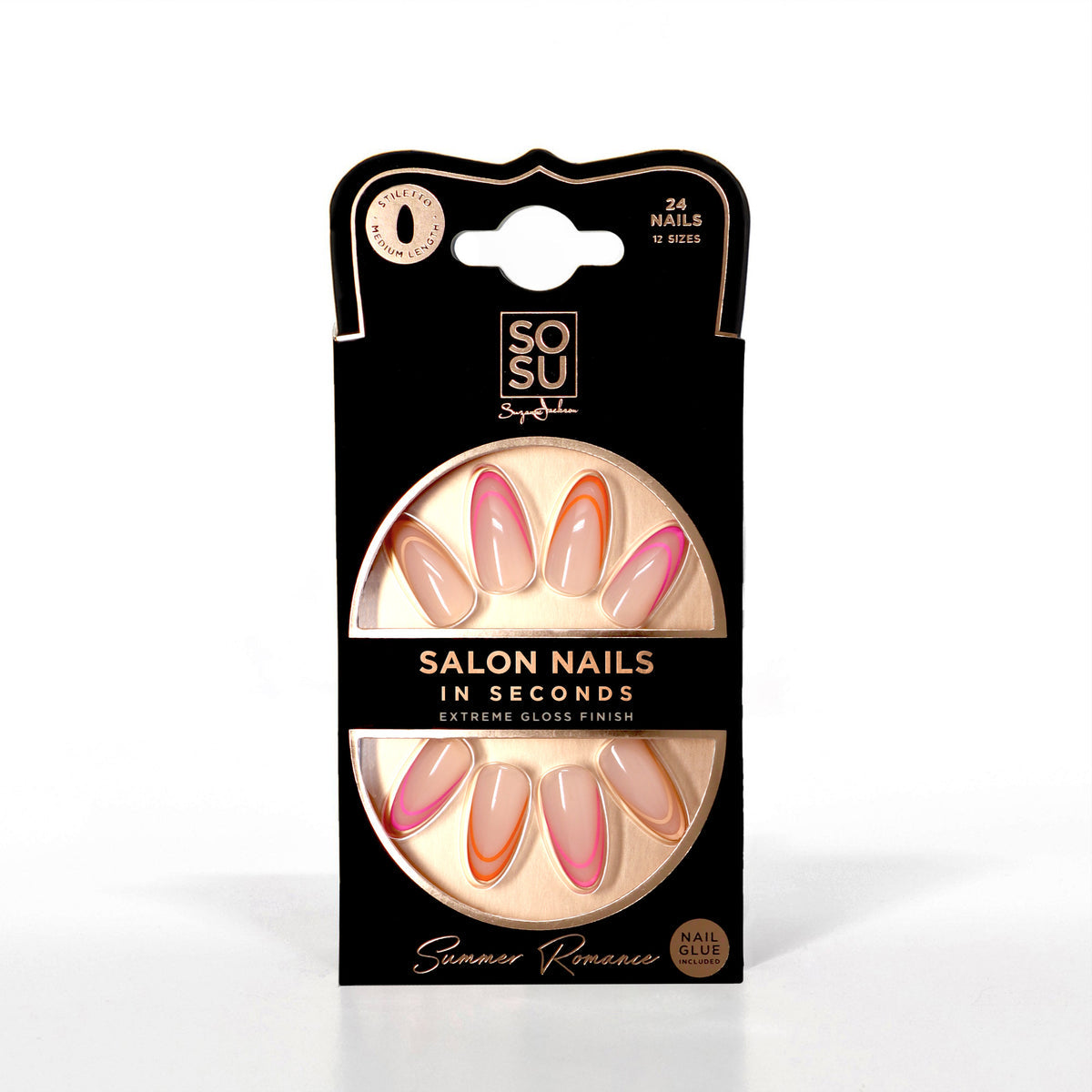 Sosu Summer Romance Natural False Nails 