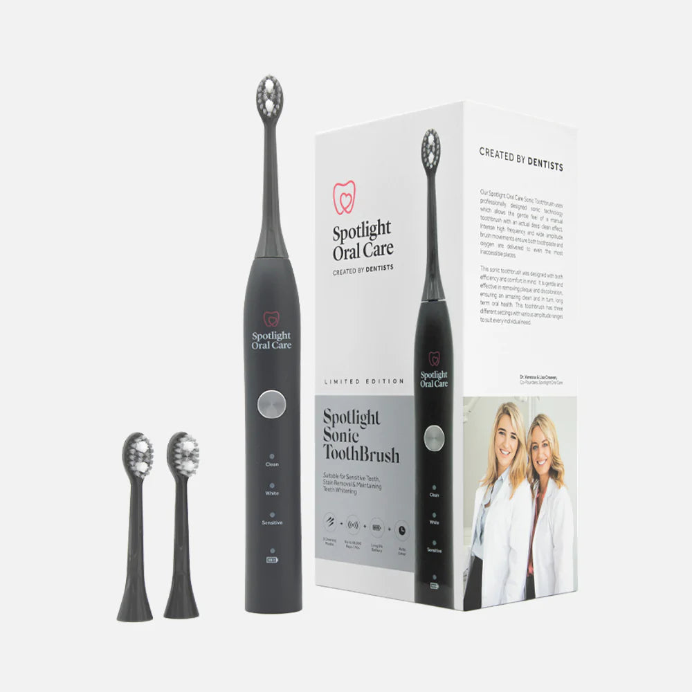 Spotlight Oral Care Graphite Sonic Electric Toothbrush