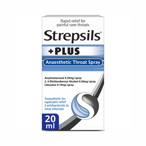 Strepsils Plus Anaesthetic Sore Throat Spray - 20ml