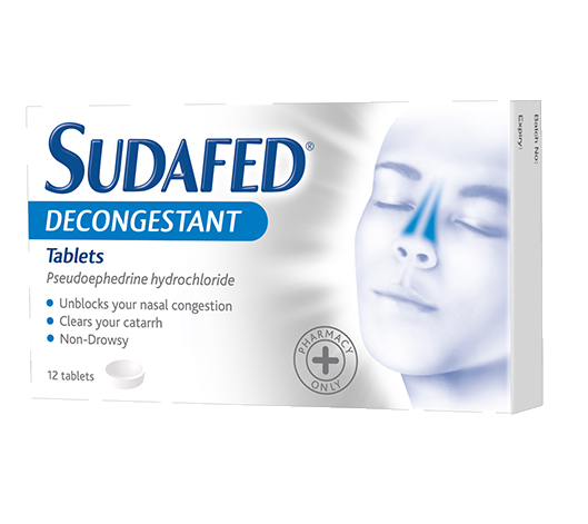 Sudafed Nasal Decongestant Tablets