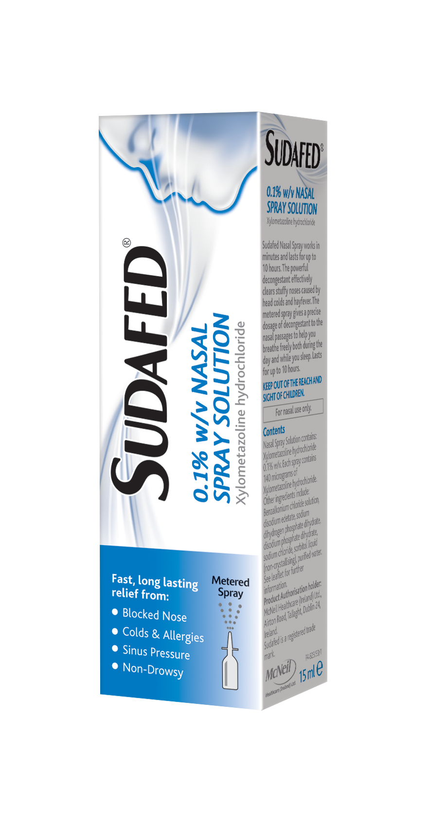 Sudafed 0.1% Nasal Congestion Spray Solution