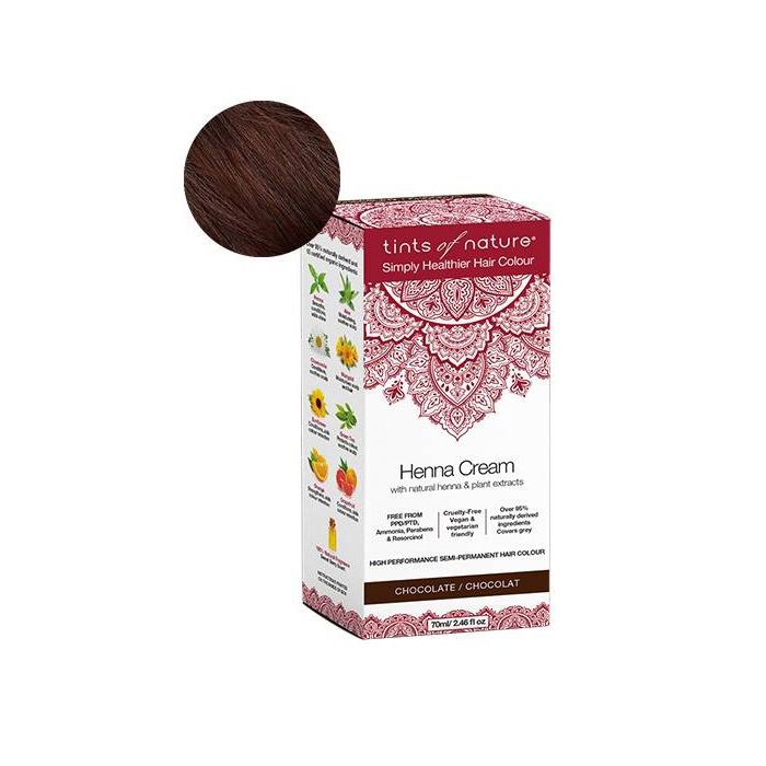 Tints Of Nature Henna Cream Chocolate - 70ml