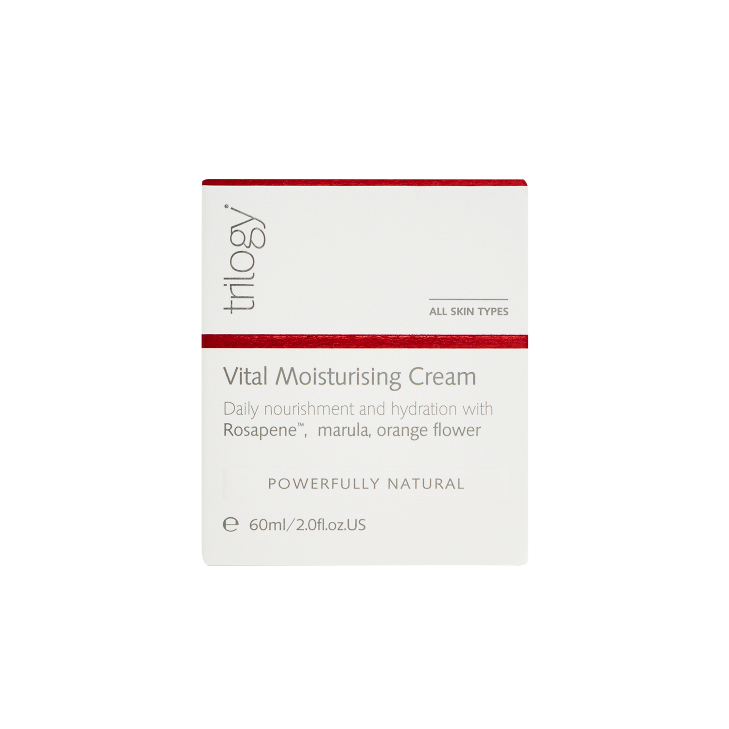 Trilogy Vital Moisturising Cream - 60ml