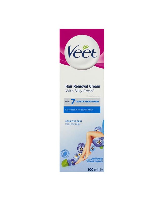 Veet Silky Fresh Hair Removal Cream Sensitive Skin