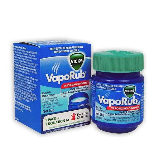 Vicks Vaporub Vaporizing Ointment - 50g