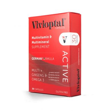 Vivioptal Active Multivitamin & Multimineral - 30 Capsules