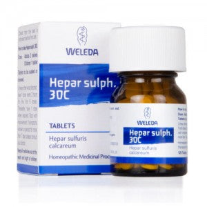 Weleda 30c Hepar Sulph - 60 Tablets