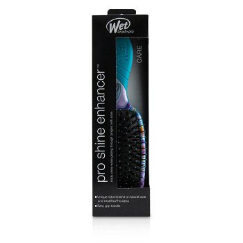 Wet Brush Pro Shine Enhancer Chromatic Teal Swirl Hair Brush