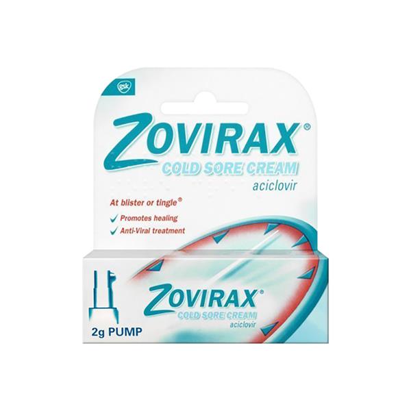 Zovirax 5% Cold Sore Cream Pump