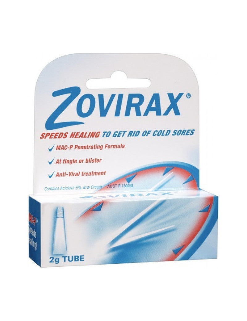 Zovirax 5% Cold Sore Cream Tube - 2g